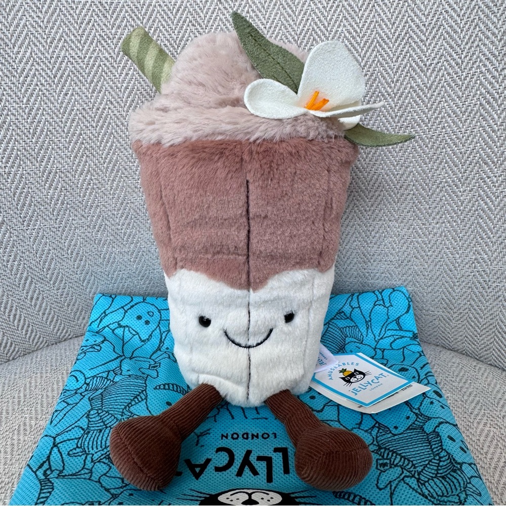 Jellycat Yulania Latte Plush Toy NWT Shanghai Limited Edition Authentic